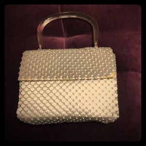 Vintage silver plated handbag!